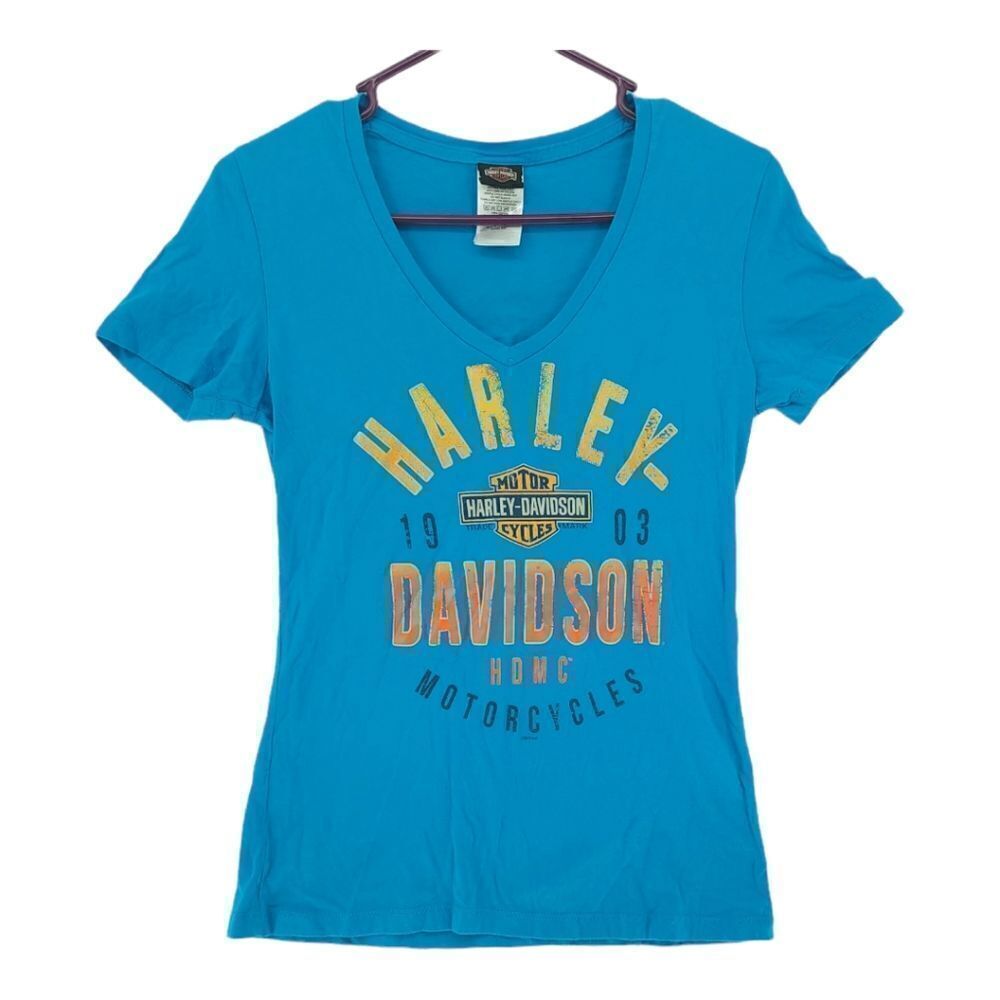 Harley Davidson XS V-neck Black Widow T-shirt